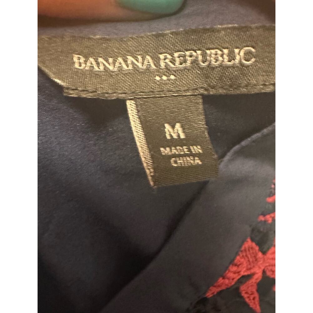 Banana Republic Floral Crochet Lined Tank Tank - Picture 6 of 6